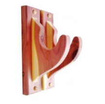 Aromatic Cedar Wood Gun Rack Hangers Rifle Shotgun Sword Classic Wall Di... - $14.99