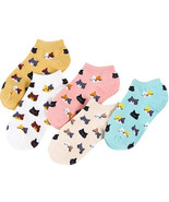 Anysox 5 Pairs One Size 5-9 Candy Color Kitten Socks Female  - $23.50
