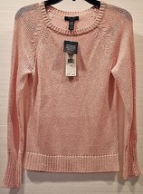 Chaps by Ralph Lauren Pink Sweater Petite PS S Small - £39.03 GBP