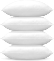 A Set Of Four 18X18-Inch Decorative Square Throw Pillow Inserts From Otostar, - $29.77