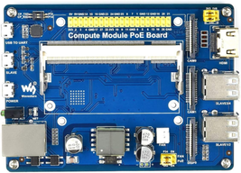 Compute Module IO Board with Poe Feature Composite Breakout Board For - £78.64 GBP