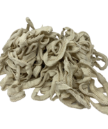 65 Yards Twisted Cord Trim Piping Cord with Lip Drapery/Upholstery Ivory - $37.99
