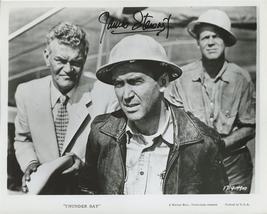 James Stewart Signed Autographed Vintage &quot;Thunder Bay&quot; 8x10 Photo - Mueller COA - £81.07 GBP