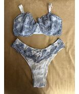 Victorias secret dream angels push up without padding bra thong Set 38DD... - $48.34