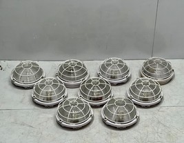 Target Cage Ship Salvage Aluminum Ceiling/Wall Bulkhead White Deck Light Lot 9 - $1,342.44