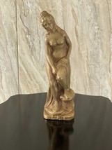Copper Sculpture Women Statue Vintage Statue Roman Women Sculpture Handm... - $305.66