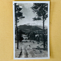 Longs Peak From Twin Trees Estes Park Colorado Real Photo Postcard RPPC Pre !908 - £15.36 GBP