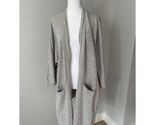Donni Anthropologie Cotton Open Cardigan OS Plus Sweater Lounge Laganloo... - $13.86