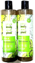 (2 Ct) Love Beauty And Planet Kiwi &amp; Peptides Plant Based Body Wash 20 fl oz - £23.73 GBP