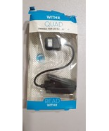 WITHit Quad Dimmable Four LED Reading Light Lightweight w/ Clip for Book... - $8.59