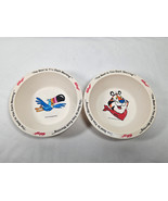 Vintage Kellogg&#39;s Cereal Bowl Set of 2 Tony the Tiger &amp; Fruit Loops Nevins - €10,37 EUR