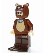 Beaver Guy Mascot Animal Custom Printed Lego Compatible Minifigure Bricks - £2.36 GBP