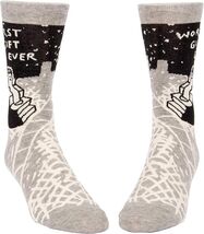 Blue Q Men’s Funny Novelty Crazy Crew Socks with Sayings, Silly Gift for... - $14.84