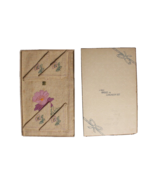 Tablecloth and Napkin Set Vintage NEW in Original Box Purple Flowers - €24,52 EUR