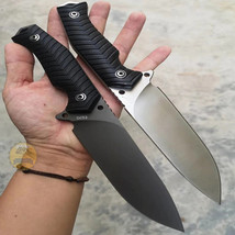 DC53 STEEL G10 HANDLE FIXED BLADE OUTDOOR HUNTING CAMP KNIFE KYDEX SHEAT... - £90.58 GBP