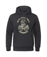 Motorcycle Addict Pride To Ride skull men&#39;s hoodie 10 colors - $45.13 CAD