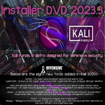Kali Linux Purple 2023.3 Installer DVD - Latest Distro for Defensive Security - £7.01 GBP