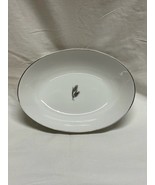 Fukagawa Arita Silver Wheat Serving Bowl Pattern 928 Hand Painted Japan - $273.39 MXN