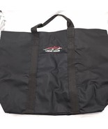 Port Authority The Boat House Black Tote Canvas Bag With Zipper 22&quot; - $27.15 CAD