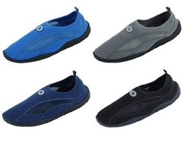 Men&#39;s Water Shoes Aqua Socks Slip on Pool Beach Surf Athletic 4 Colors, ... - $8.19+