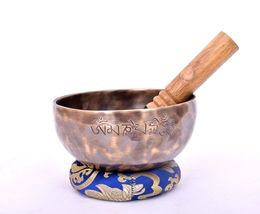 5 inches palm size full moon singing bowls - Tibetan sound healing bowls - yoga - £55.31 GBP