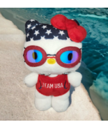 Gund Sanrio Hello Kitty Plush Team USA Summer Olympic Swimmer Stuffed An... - £8.20 GBP