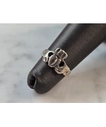 Womens Girls Vintage Estate Sterling Silver Irish Claddagh Heart Ring 1.... - $48.52 CAD