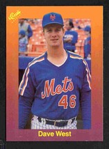 New York Mets David West RC Rookie Card 1989 Classic #134 ! - £0.79 GBP