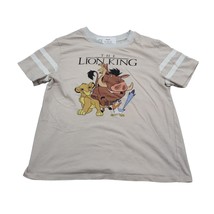Disney Shirt Womens M Beige The Lion King Short Sleeve Crew Neck Tee - £17.09 GBP