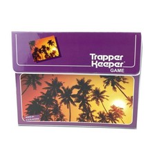 Trapper Keeper Card Collecting  Game 2019 Retro Purple Palm Tree Ages 8 + - £18.61 GBP