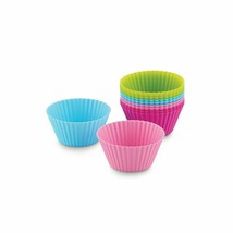 Bakelicious 73917 Silicone Bake Cups, Standard, Set of 12, Multi-Color - £9.47 GBP
