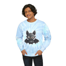 Black Unisex Tie-Dye Bat Sweatshirt | 100% Cotton - £47.75 GBP+