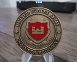 US Army  Engineer Regiment ESSAYONS Challenge Coin #966T - £14.70 GBP