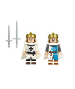 MVS King Castle Knight Soldier C Toys Minifigures - $197.59 MXN