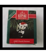Hallmark Keepsake Ornament Child&#39;s Fourth Christmas 1992 IOB - $8.41