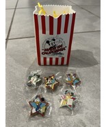 2002 Disneyana Convention Disney 5 Popcorn Pins Made in California Disne... - £147.04 GBP