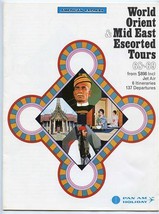 Pan Am Holiday World Orient Mid East Escorted Tours Booklet 1968 - £14.11 GBP