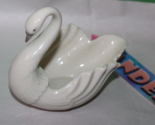 Vintage Lenox Special Marked Swan gold Trim Porcelain Figurine Trinket H... - $17.81
