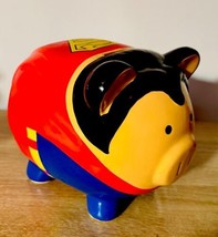 DC Comics FAB Starpoint Ceramic Superman Piggy Bank w/Stopper - £14.03 GBP