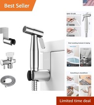 Multi-Functional Brushed Nickel Bidet Hose Sprayer - Perfect for Cloth D... - $709.91 MXN