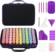 60 Slots Diamond Painting Storage Containers Diamond Art Accessories and Tools - £21.36 GBP