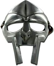 NauticalMart Medieval MF Doom Gladiator Mask Steel Face Armour Silver - £71.58 GBP