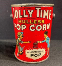 Indian Princess Popcorn Popping Corn Tin Can - Empty - £29.41 GBP
