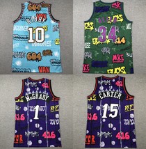 Tracy McGrady #1 - Vince Carter #15 - Ray Allen #34 - Mike Bibby #10 Men&#39;s Shirt - £28.19 GBP