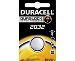 Duracell DL2032 Lithium Coin Battery, 2032 Size, 3V, 230mAh Capacity Pac... - $19.77