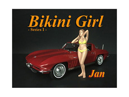 Jan Bikini Calendar Girl Figure for 1/18 Scale Models American Diorama - £16.29 GBP