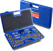 60Pcs Sae &amp; Metric Tap And Die Set With Storage Case,Essential Threading... - $1,192.34 MXN