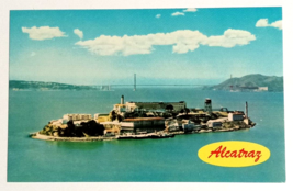 Alcatraz Island San Francisco Bay Aerial View California CA UNP Postcard c1970s - £3.97 GBP