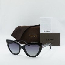 TOM FORD FT0762 01D Shiny Black/Polarized Smoke 55-20-140 Sunglasses New Auth... - £149.11 GBP