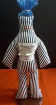 Dammit Doll Stress Relief Plush 12&quot; NWOT Black White Stripe Print Voodoo Doll - £14.01 GBP